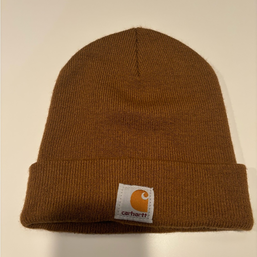 Carhartt Brown Beanie Hat